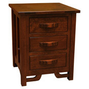 Greene & Greene 3-Drawer Nightstand