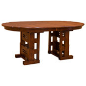 44" x 72" Greene & Greene Gamble Table w/ 4-Leaves