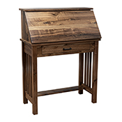 32" Amish Mission Secretary Desk 