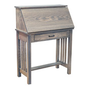 32" Amish Mission Secretary Desk 