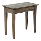 Brown Maple - Smoke Gray Amish End Table