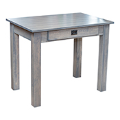 Amish Heavy 3" Legs Desk,  Brown Maple 