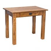 Amish Heavy 3" Legs Desk,  Character Quarter Sawn Oak
