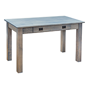 Amish Heavy 3" Legs Desk,  Brown Maple 