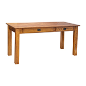 Amish Heavy 3" Legs Desk, OAK