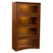 Lawyers Bookcase- 1/4 White Oak