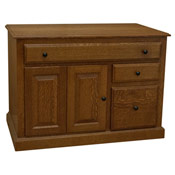 42" x 30" Amish Traditional Credenza Desk