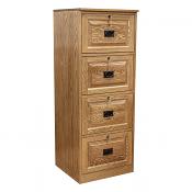 Traditional 4-Drawer File Cabinet 