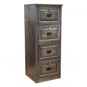 Traditional 4-Drawer File Cabinet 