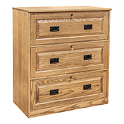 Traditional 3-Drawer Lateral File Cabinet 
