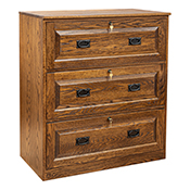 Traditional 3-Drawer Lateral File Cabinet 
