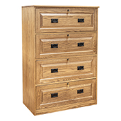 Traditional 4-Drawer Lateral File Cabinet 