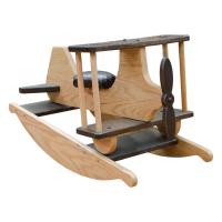 Childs Rocking Airplane Oak