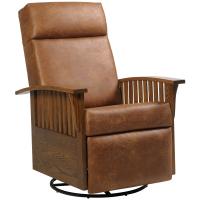 Steel Ring Base Swivel Recliner