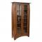 72" Aspen Bookcase With Glass Doors