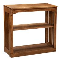 30" x 30" Solid Oak Mission Spindle Bookcases