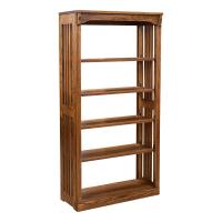 30" x 60" Solid Oak Mission Spindle Bookcases  