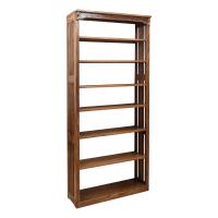 36" x 84" Solid Oak Mission Spindle Bookcases 