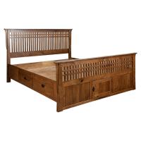 Amish Bungalow Bed w/ Drawers