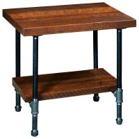 Reclaimed Wood End Table