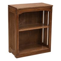 24" x 30" Solid Oak Mission Spindle Bookcases
