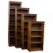 24" x 84" Solid Oak Mission Spindle Bookcases