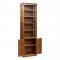 24" x 84" Solid Oak Mission SpindleBookcase w/ Door