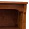 30" x 48" Solid Oak Mission Spindle Bookcases