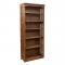 30" x 72" Solid Oak Mission Spindle Bookcase