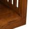 30" x 84" Solid Oak Mission Spindle Bookcases