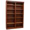 48" x 72" Solid Oak Mission Spindle Bookcases