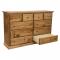 Pine 10 Drawer Dresser
