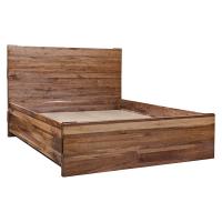 Character Walnut Rustic Bed