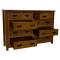 64" Amish Mission 10-Drawer Dresser