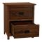 Amish Mission Shaker 2-Drawer Nightstand