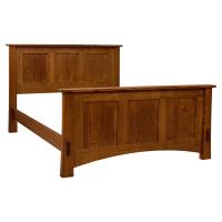 Amish Mission Panel Bed