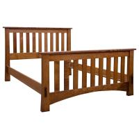 Mission Amish Queen Rail Bed