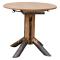 Hickory Small Round Dining Table - Drop Leaf