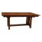 Amish Mission Bungalow Dining Table w/ 4-Leaves