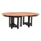 60" Round Amish Greene & Greene Table w/ 6-Leaves