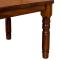Cutshall Dining table w/ 3 Leaves- Brown Maple