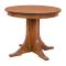 Mission Round Dining Table with 2 Leaves