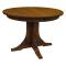 42" Mission Round Table w/ Leaves
