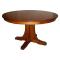 Mission 54" Round Dining Table w/ 2 Leaves