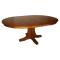 Mission 54" Round Dining Table w/ 2 Leaves