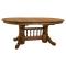 Traditional 72" Oval Dining Table w/ 4 Leaves