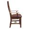 Bungalow Arm Chair -C Walnut/ Wormy Maple