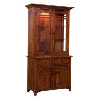 Bungalow China Cabinet - Cherry Wood