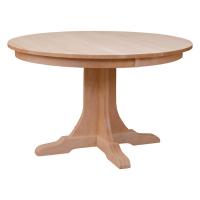 48" Round Dining Table with Leaf