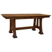 42" x 72" Amish Talieson Dining Table w/ 4-Leaves